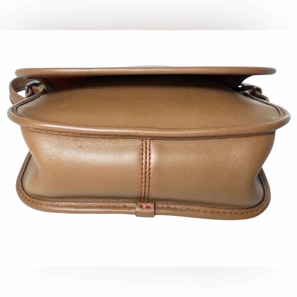 Coach Saddle 18 Tan Glovetanned Leather Crossbody Small Shoulder Bag #57731 - Picture 5 of 16